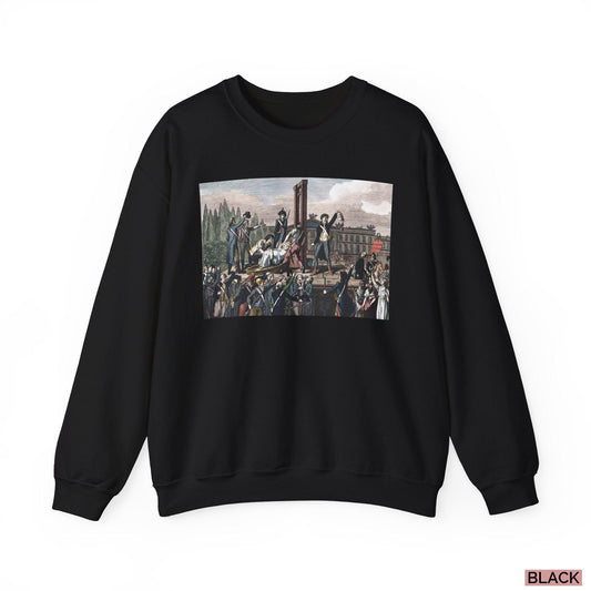 'Execution by Guillotine in the Place de la Révolution' Sweatshirt